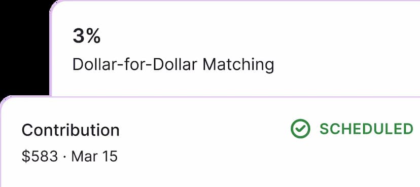 Contributions calculate on their own